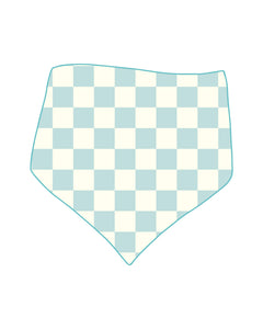 PRE-ORDER Checkmate Blue Bandana Bib