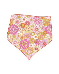 PRE-ORDER Retro Floral Bandana Bib