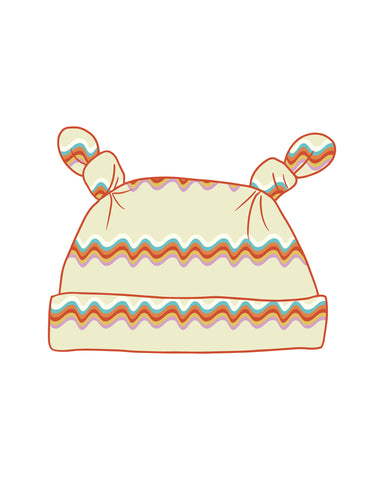 PRE-ORDER Retro Rainbow Bear Hat