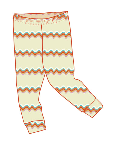 PRE-ORDER Retro Rainbow Leggings