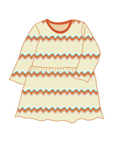 PRE-ORDER Retro Rainbow Dress