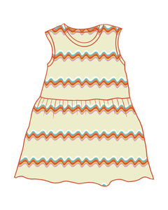 PRE-ORDER Retro Rainbow Dress