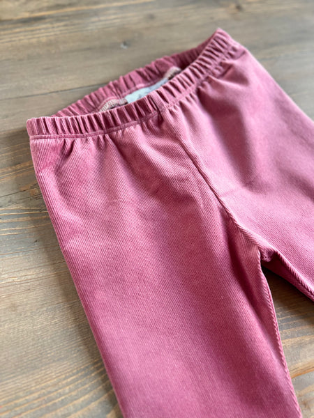 Pink Cord Leggings