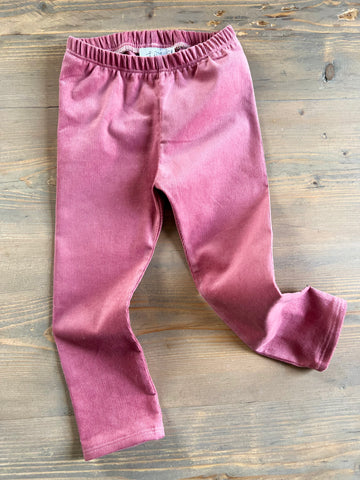 Pink Cord Leggings